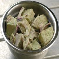 Garlicky Cilantro Roasted Potato Salad image