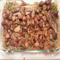 Pork Chop, Onion, and Rice Casserole image