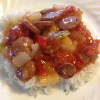 Hawaiian-Style Sausage and Rice image