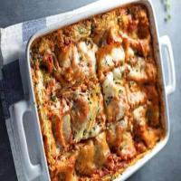 Lasagna with Beef & Ricotta Cheese_image