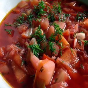 Vegetarian Borsch Soup_image