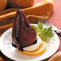 Pomegranate Poached Pears_image