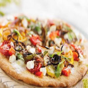 Roasted Vegetable Pizza_image