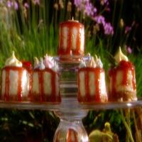 Cheesecake Petit Fours with Creamy Strawberry Glaze image
