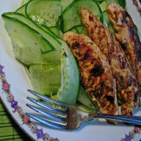 Blackened Chicken Breasts With Marinated Cucumber (Low-Carb)_image