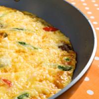 Keto Ham and Swiss Cheese Frittata_image