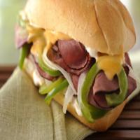 Hearty Cheesesteak Sandwich image