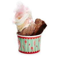 Brownie-Cotton Candy Sundaes image
