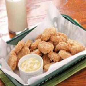 Cookie Nuggets with Butterscotch Dip_image