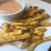Amarillo Cheese Fries and Dip - Like the Lone Star- Copycat image