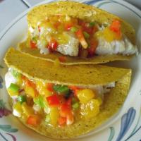 Fish Tacos With Mango Salsa image