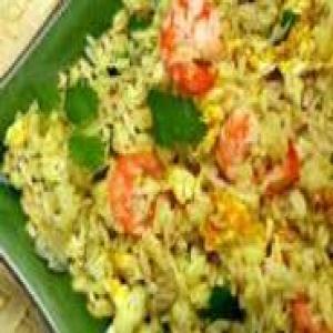 Thai Yellow Fried Rice with Shrimp_image