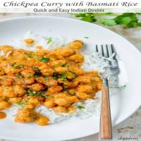 Easy Chickpea Curry with Basmati Rice_image