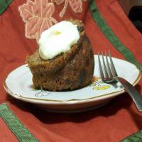 Mincemeat Spice Cake W/ Creamy Eggnog Topping image