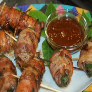Grilled Bacon Wrapped Pork Poppers image
