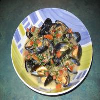 Mussels in Tomato-Basil Wine Sauce_image