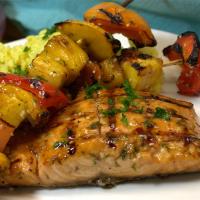 BBQ Salmon and Fruit Skewers_image
