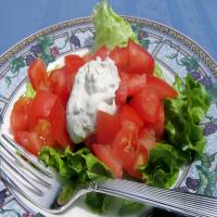 Tomato Salad With Mustard-Basil Dressing image