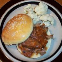 Slow Cooker Southern Barbecue Pork on a Bun_image