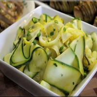 Zucchini and Yellow Squash Ribbons w/Fresh Herbs image