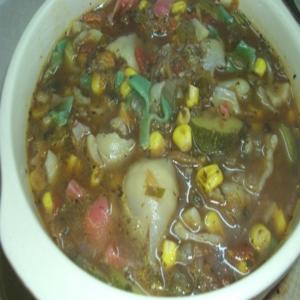 Vegetables and Small Shells Soup_image