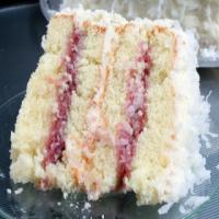 Coconut Cake with Raspberry Filling Recipe - (3.7/5) image