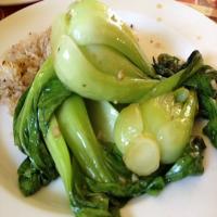 Quick Baby Bok Choy with Garlic image