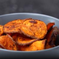 Air Fryer Sweet Potato Chips Recipe by Tasty image