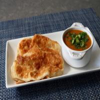 Malaysian Flatbread (Roti Canai) with Curried Lentil Dip_image