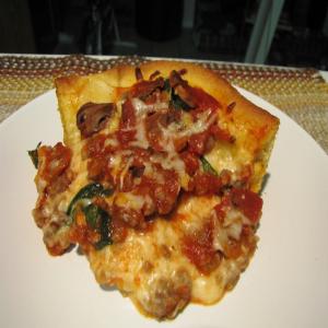 Deep-Dish Florentine Pizza image