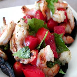 Grilled Shrimp With Portabellas_image