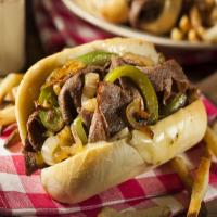 Slow Cooker Philly Cheese Steak Sandwiches_image