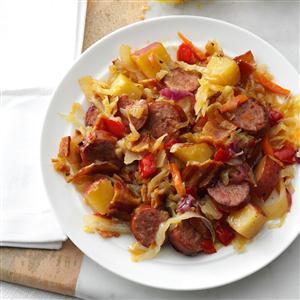 Kielbasa Hot Potato Slaw Recipe_image