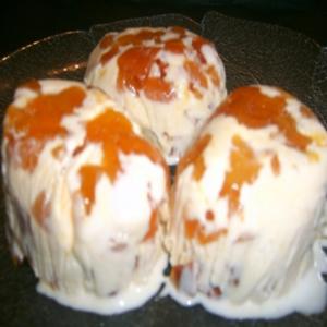 Apricot & Almond Ice Cream Domes_image