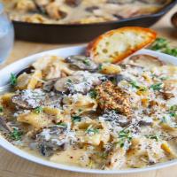 Creamy Asiago Chicken and Mushroom Tortellini Soup Recipe - (4.5/5) image
