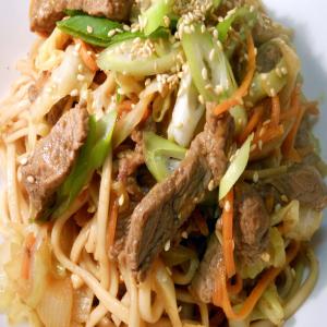 Beef, Miso and Sesame Noodles image