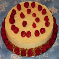 Lemony Cheesecake With Berry Sauce (Raw Vegan) image