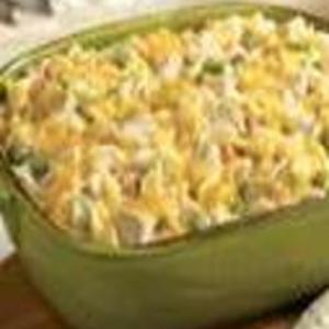 Simple Chicken, Peas, and Noodles Casserole_image