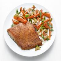 Spiced Char with Moroccan Carrots image