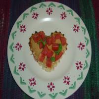 Tomato Open Sandwiches with Peanut Butter image