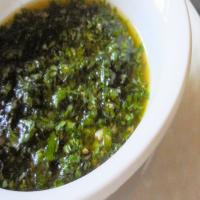 Parsley, Olive Oil, and Garlic Sauce image