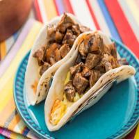 Ultimate Tailgate Steak and Eggs Tacos image