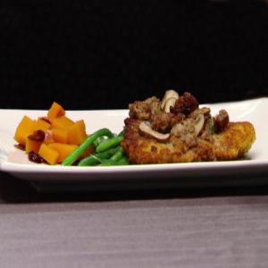 Turkey Milanese with Sauteed Haricots Verts and Butternut Squash image
