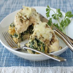 Spinach and Cheese Stuffed Chicken Breast #RSC_image