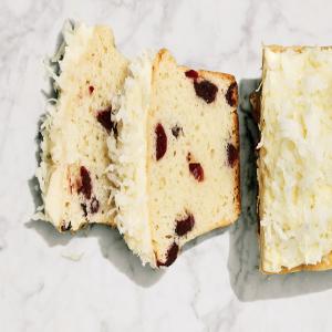 Easy Cranberry Quick Bread with Coconut-Topped Cream Cheese Frosting_image