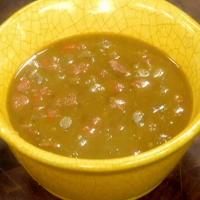 Slow Cooker Split Pea Soup with Chorizo_image