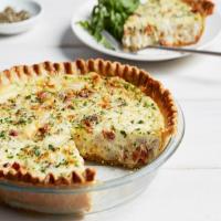 Crab and Bacon Quiche image