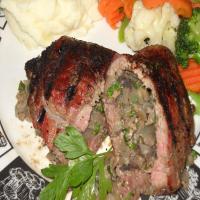 Beef Pockets (Steaks Stuffed With Mushrooms Filling) image