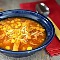 Instant Pot® Chicken and Tortilla Soup image