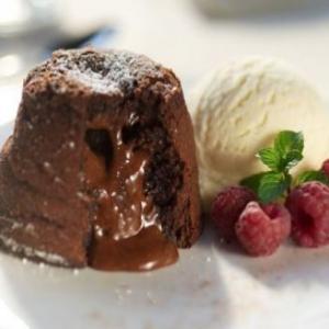 volcano of chocolate and lulo sauce_image